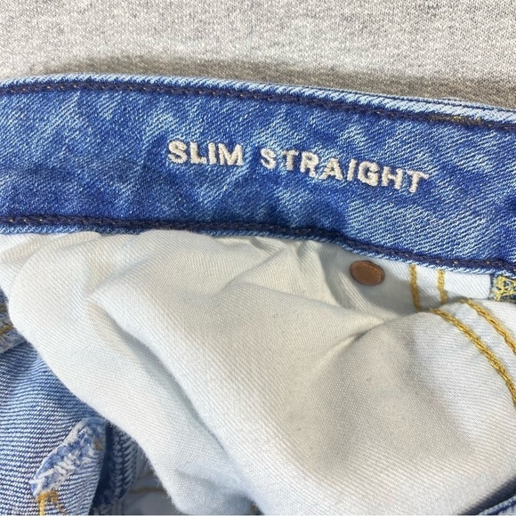 American Eagle Jeans Mens W30 Blue Slim Straight Airflex + Low Rise Casual Denim - Picture 9 of 14